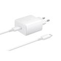 Carregador rápido de viagem Samsung USB-C EP-TA845EWE - 45W - A granel - Branco