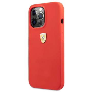 Capa em Silicone Scuderia Ferrari On Track para iPhone 13 Pro Max - Vermelho