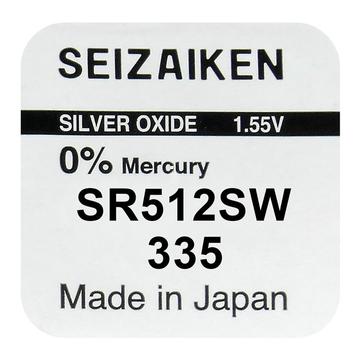 Bateria de óxido de prata Seizaiken 335 SR512SW - 1.55V