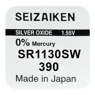 Bateria de óxido de prata Seizaiken 390 SR1130SW - 1.55V