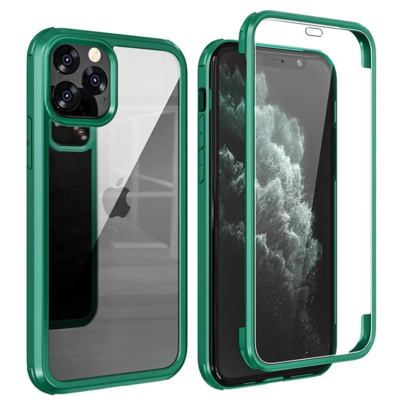 Capa Híbrida Shine&Protect 360 para iPhone 11 Pro Verde