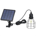 Candeeiro LED Solar Suspenso com Cabo de Extensão - 80x66mm