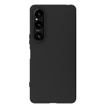 Capa de TPU Mate Anti Dedadas para Sony Xperia 1 VI - Preto