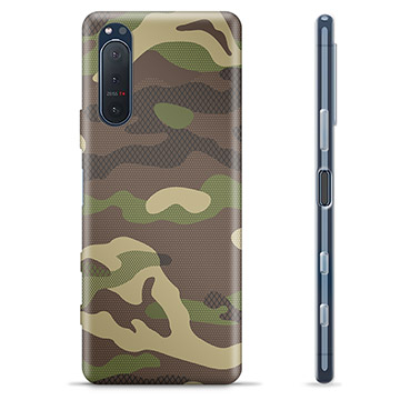 Capa de TPU - Sony Xperia 5 II - Camuflagem