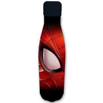 Spider-Man Garrafa de água em aço inoxidável / Garrafa térmica - 500ml - Vermelho / Preto