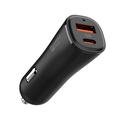 Carregador de automóvel Spigen EV482 ArcStation Essential 48W - USB-C, USB-A - Preto