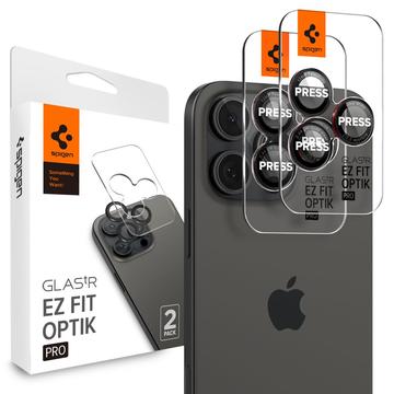 Protetor de Câmara Spigen Glas.tR Ez Fit Optik Pro para iPhone 16 Pro/16 Pro Max