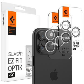 Protetor de Câmara Spigen Glas.tR Ez Fit Optik Pro para iPhone 16 Pro/16 Pro Max - Transparente