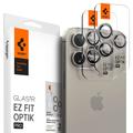 Protetor de Câmara Spigen Glas.tR Ez Fit Optik Pro para iPhone 16 Pro/16 Pro Max - Titânio natural