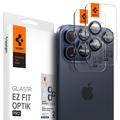 Protetor de Câmara Spigen Glas.tR Ez Fit Optik Pro para iPhone 14 Pro/14 Pro Max/15 Pro/15 Pro Max/16 Pro/16 Pro Max - Azul Titânio