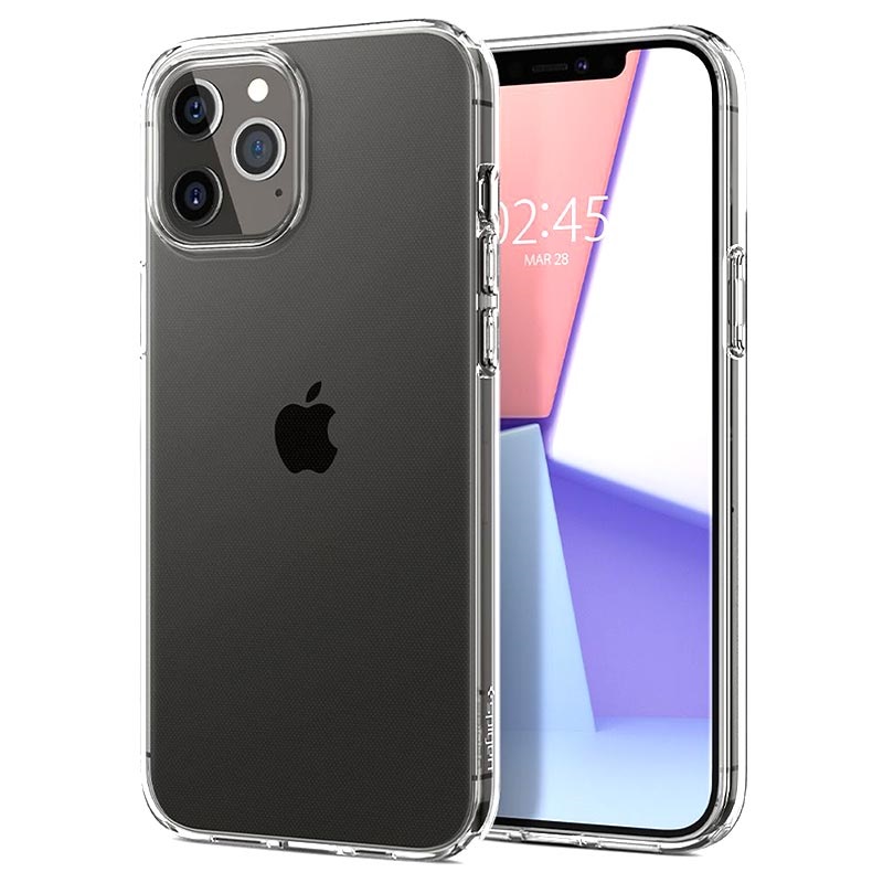 Capa de TPU Spigen Liquid Crystal para iPhone 12 Pro Max