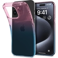 Capa de TPU Spigen Liquid Crystal para iPhone 15 Pro - Cor-de-Rosa