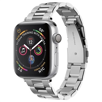 Bracelete Spigen Modern Fit para Apple Watch 7/SE/6/5/4/3/2/1 - 41mm/40mm/38mm - Prateado