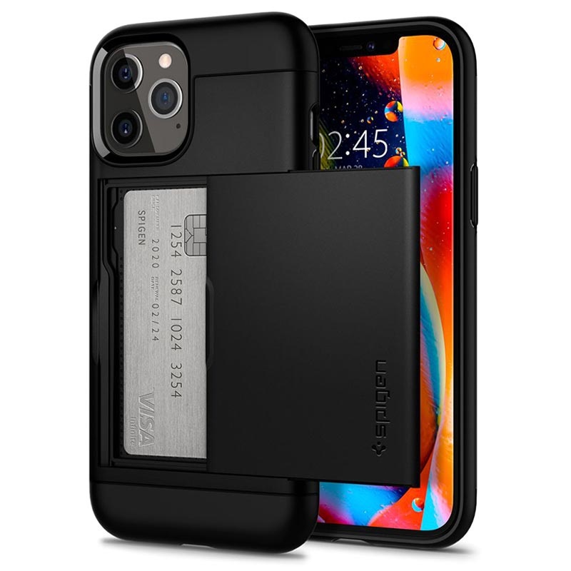 Capa Spigen Slim Armor CS para iPhone 12 Pro Max Preto