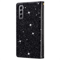 Bolsa Tipo Carteira Starlight Series para Samsung Galaxy S22+ 5G - Preto