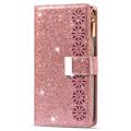 Bolsa Tipo Carteira Starlight Series para iPhone 14 Pro - Rosa Dourado