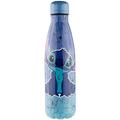 Stitch Garrafa de água em aço inoxidável / Garrafa térmica - 500ml - Azul