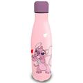 Stitch Garrafa de água em aço inoxidável / Garrafa térmica - 500ml - Rosa / Roxo