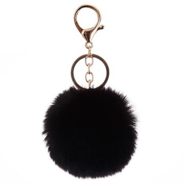 Porta-chaves elegante Pom Pom - Preto