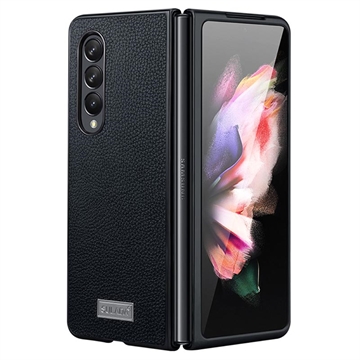 Capa Híbrida Sulada Luxury Series para Samsung Galaxy Z Fold4 - Preto