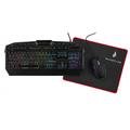 SureFire Kingpin Gaming Combo 48825-482 - Teclado, rato, tapete de rato - Layout alemão