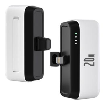 T160 Mini portátil Power Bank Lightning - PD 20W, 5000mAh