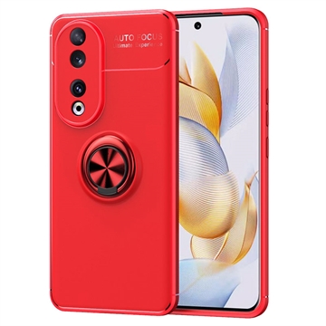 Capa de TPU para Honor 90 com Suporte de Anel