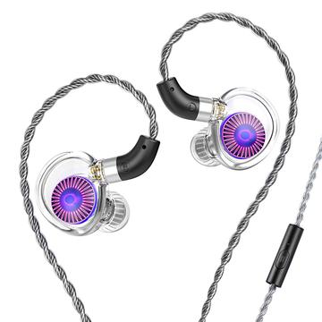 TRN Medusa Auscultadores HiFi In-Ear destacáveis - Design de câmara tripla para audiófilos