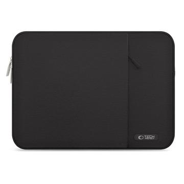 Capa para computador portátil Tech-Protect Sleevy com bolso lateral - 15-16" - Preto