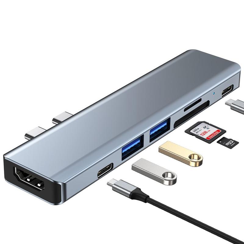 Adaptador De Concentrador Usb C Multiporta V Em Da Tech Protect