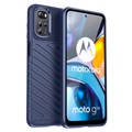 Capa de TPU Thunder Series para Motorola Moto G22 - Azul