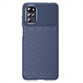 Capa de TPU Thunder Series para Motorola Moto G22 - Azul