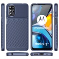 Capa de TPU Thunder Series para Motorola Moto G22 - Azul