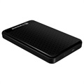 Disco Rígido Externo Transcend StoreJet 25A3 USB 3.1 Gen 1 - 1TB - Preto