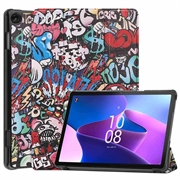 Bolsa Fólio Inteligente Tri-Fold para Lenovo Tab M10 Gen 3 - Graffiti