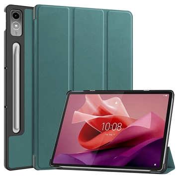 Bolsa Fólio Inteligente Tri-Fold para Lenovo Tab P12 - Verde