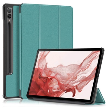 Bolsa Fólio Inteligente Tri-Fold para Samsung Galaxy Tab S9+ - Verde