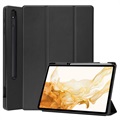 Bolsa Fólio Inteligente Tri-Fold para Samsung Galaxy Tab S8+ - Preto