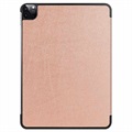 Folio Case Inteligente Tri-Fold para iPad Pro 12.9 (2021) - Cor-de-Rosa Dourado