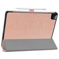 Folio Case Inteligente Tri-Fold para iPad Pro 12.9 (2021) - Cor-de-Rosa Dourado