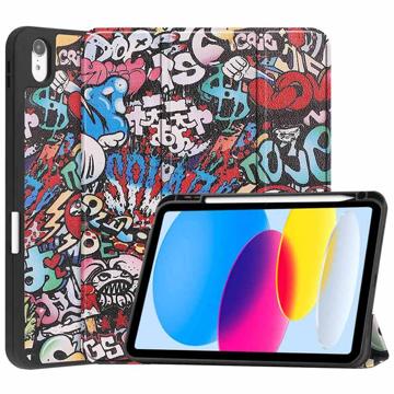 Bolsa Fólio Inteligente Tri-Fold para iPad (2022) - Graffiti