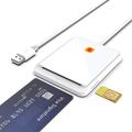 Leitor de cartões inteligentes USB 2.0 - SIM, BI, cartão bancário
