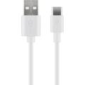 Cabo USB-C 3.1 para USB-A 2.0 macho - 2 m - Branco