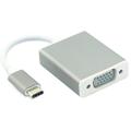 Adaptador Portátil USB-C / VGA - Full HD 1080p - Prateado