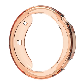 Capa de TPU Ultrafina para Huawei Watch GT 4 - 41mm - Cor-de-Laranja Transparente