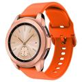 Bracelete em Silicone Universal para Smartwatch - 20mm - Cor-de-laranja