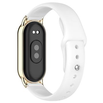 Bracelete em Silicone Universal para Smartwatch - 12mm - Branco