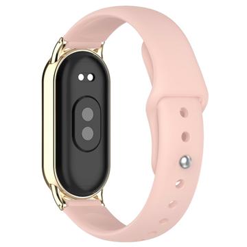 Bracelete em Silicone Universal para Smartwatch - 12mm - Cor-de-Rosa Claro