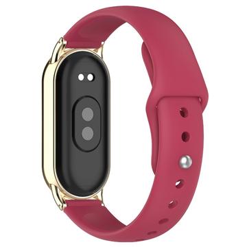 Bracelete em Silicone Universal para Smartwatch - 12mm - Vinho Vermelho