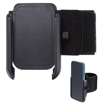 Braçadeira desportiva universal com suporte para smartphone - 4"-7" - Preto